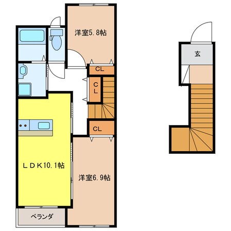 グラウィスⅡの物件間取画像